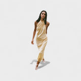 Sofia – Halter Satin Dress