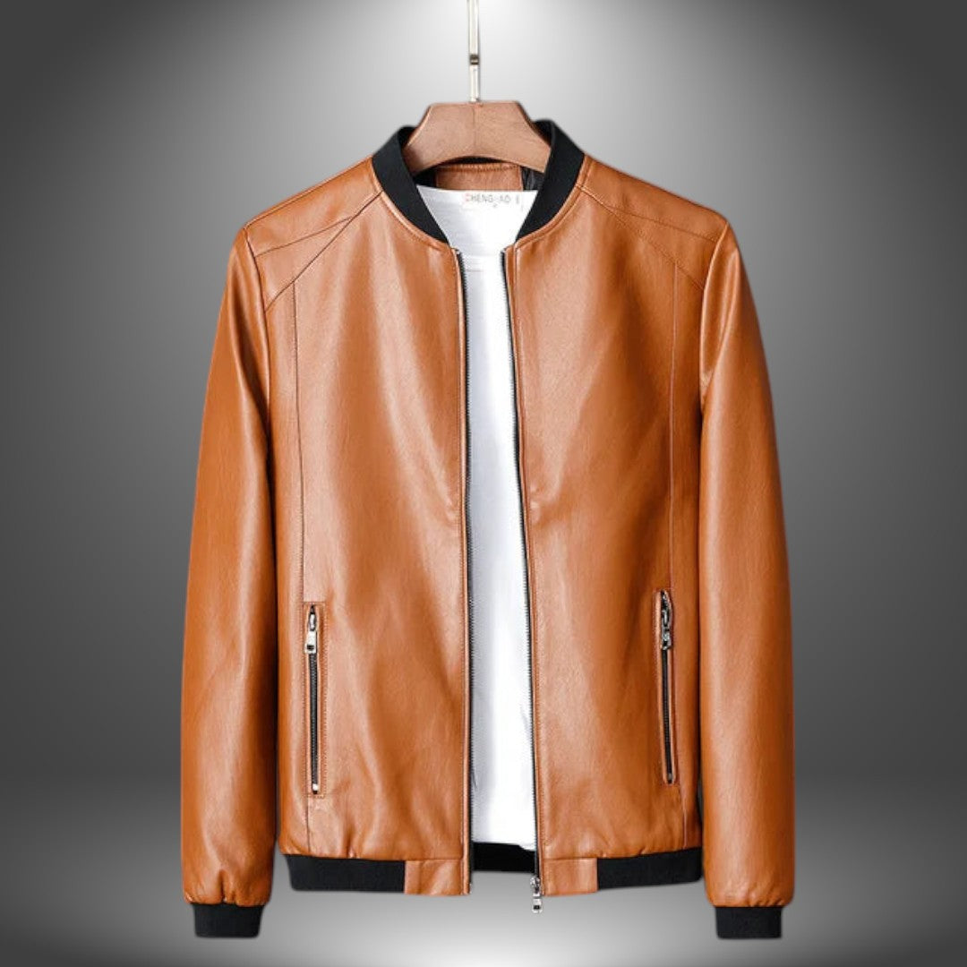 Manuel | Håndlavet Sommerlæderjakke til Mænd