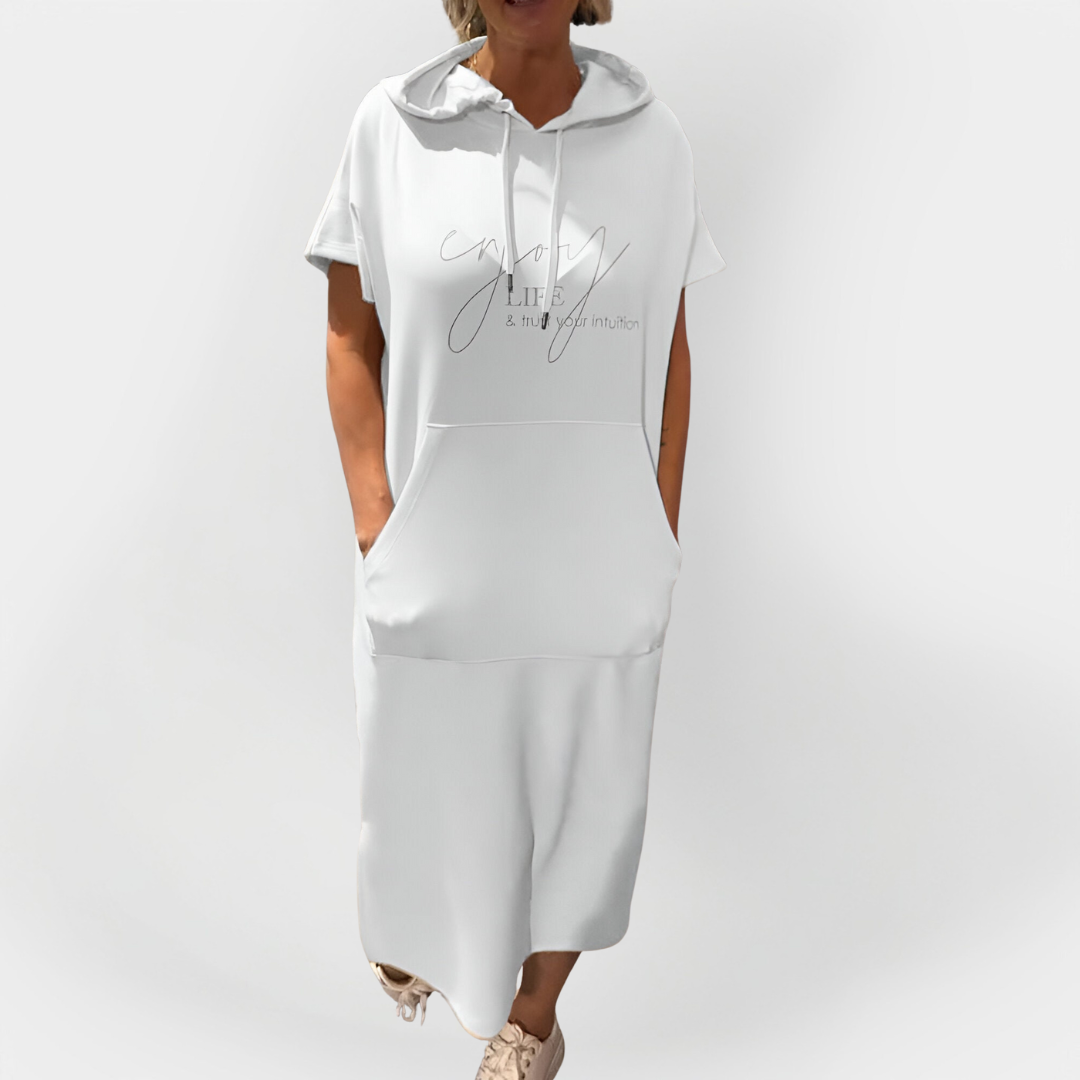 Vsakdanja obleka s kapuco