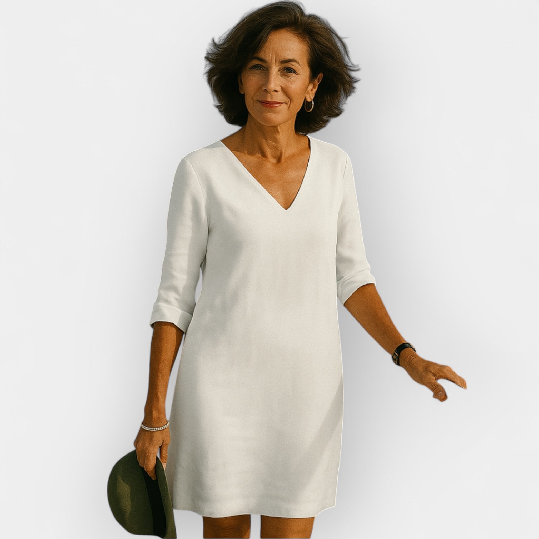 Poletna obleka z lahkim stilom