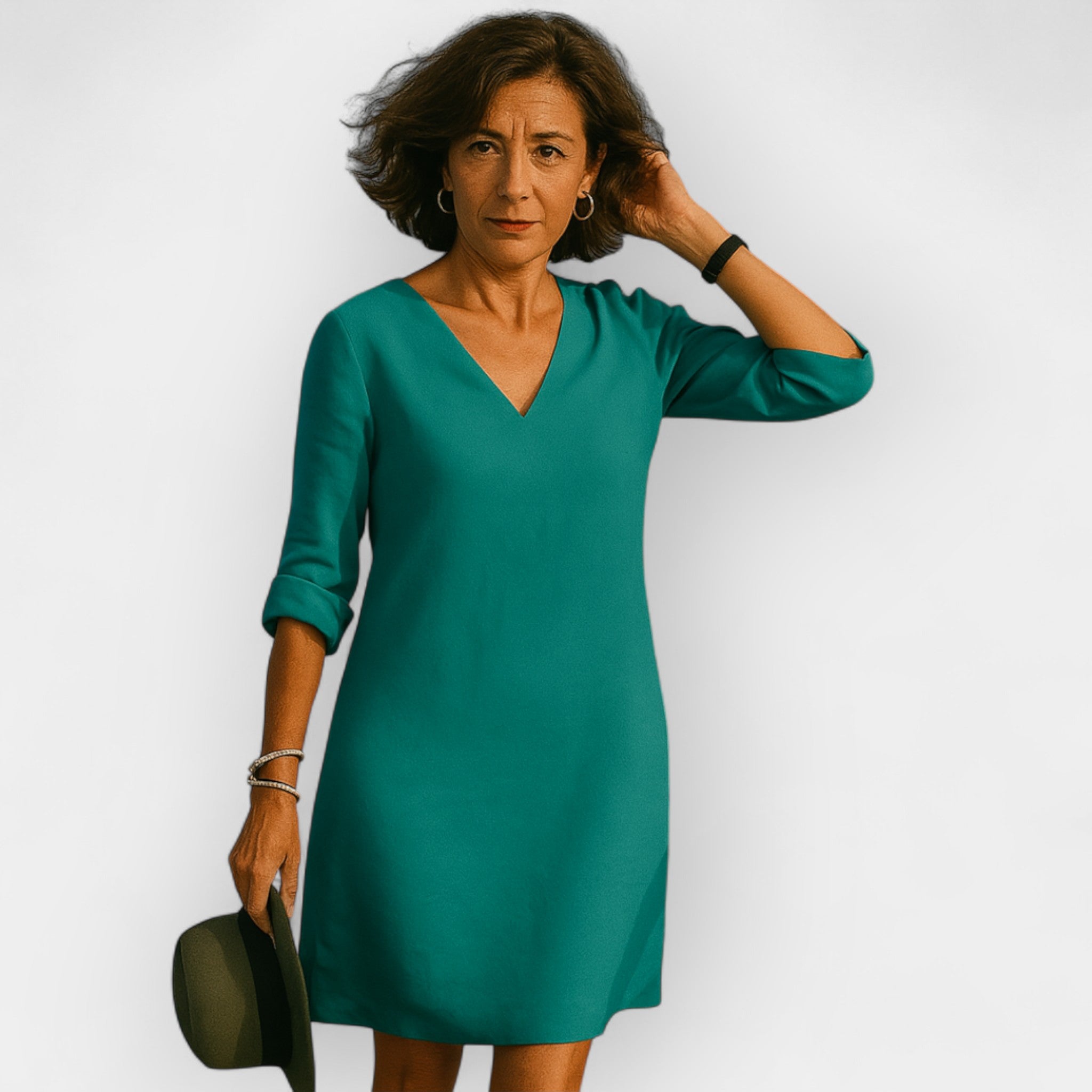 Poletna obleka z lahkim stilom