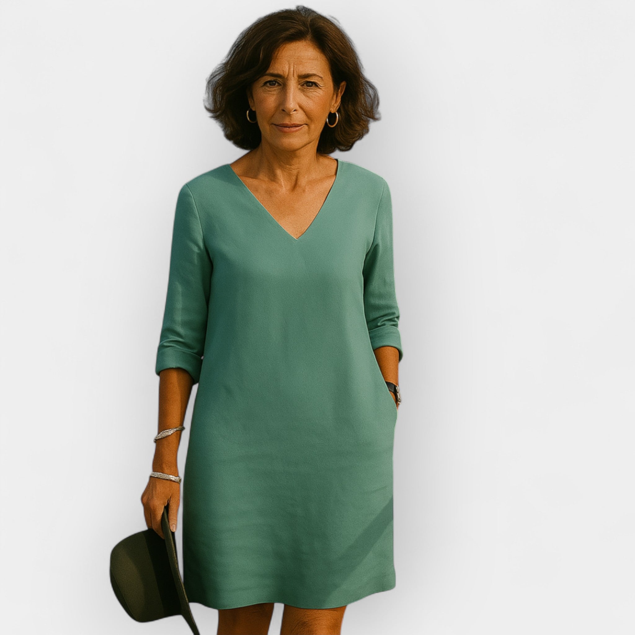 Poletna obleka z lahkim stilom