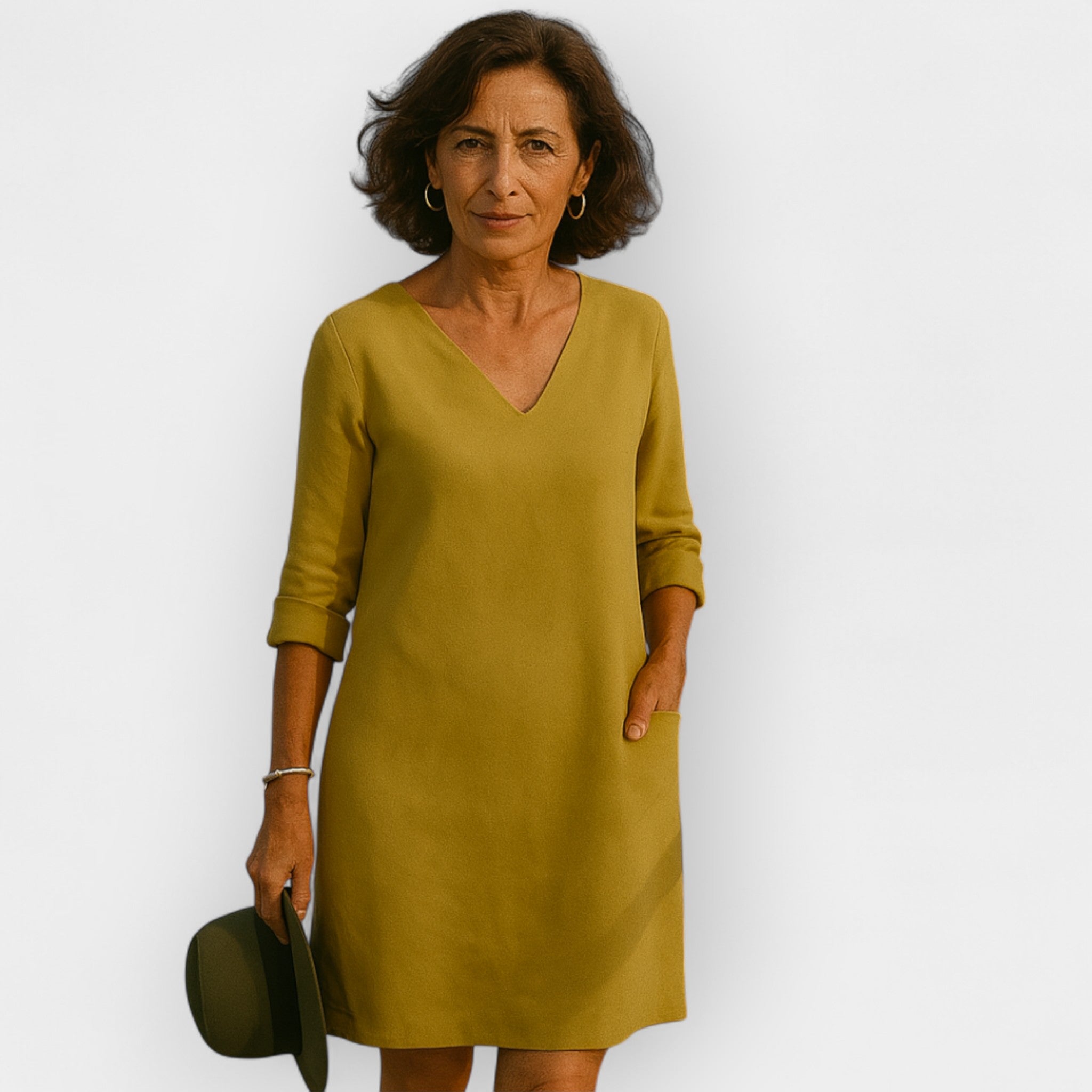 Poletna obleka z lahkim stilom