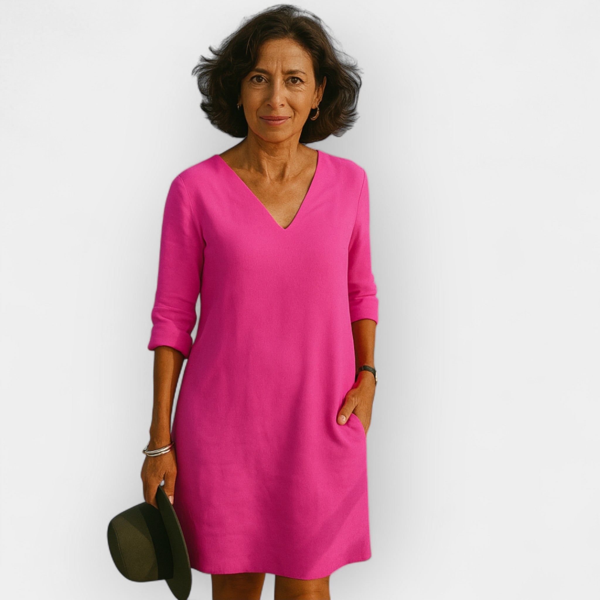 Poletna obleka z lahkim stilom