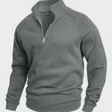 Antonio | Zip-up med halv lynlås