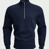 Antonio | Zip-up med halv lynlås