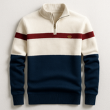 Pulover ELSTON Heritage s kratko zadrgo
