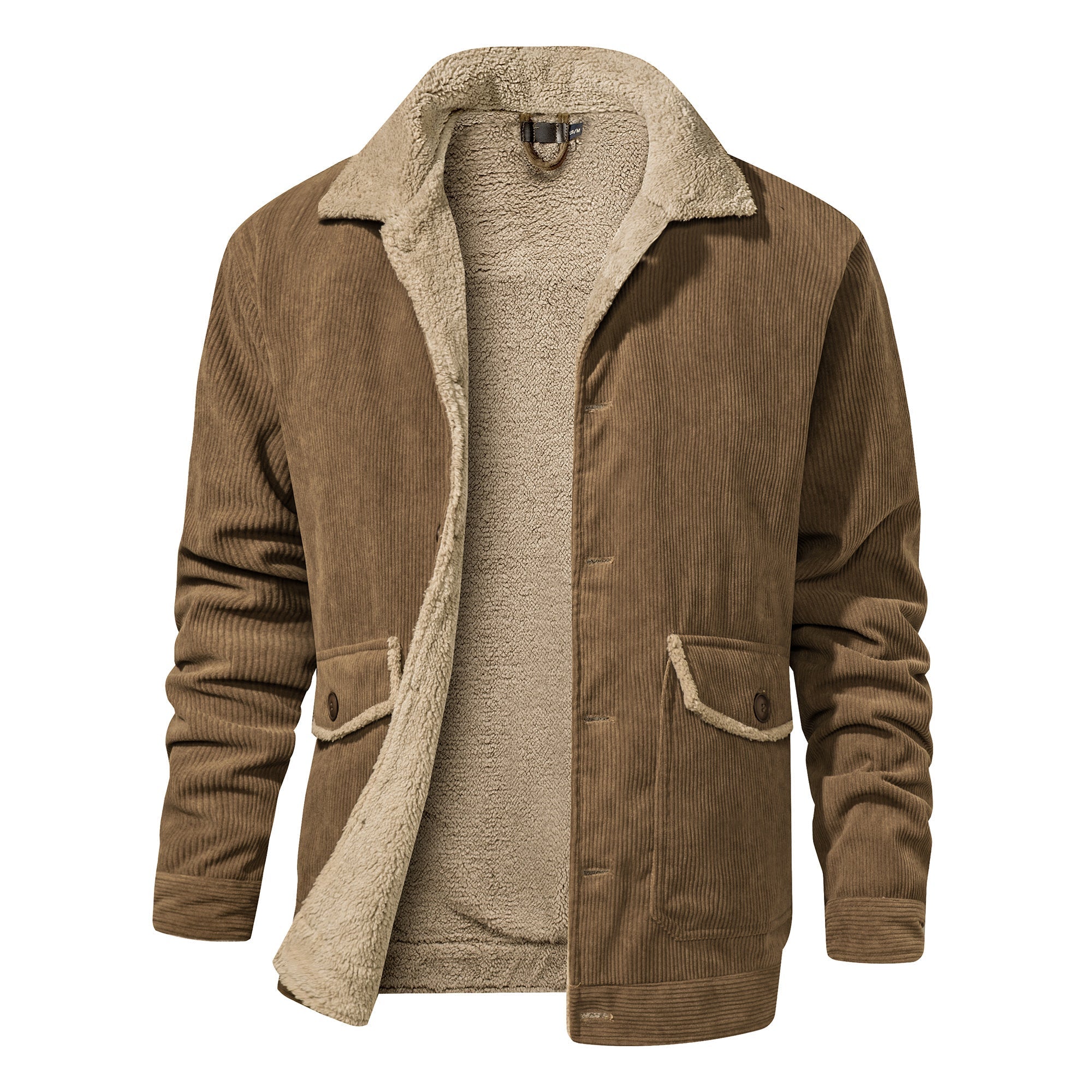 Sven™ | Fløjlsoverskjorte med Sherpafor
