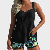 Σετ Tankini με Λουλουδάτα Σχέδια