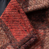 Leo | Patchwork prsluk od tvida s uzorkom riblje kosti