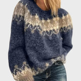 Cozy – Pleten puli z visokim ovratnikom