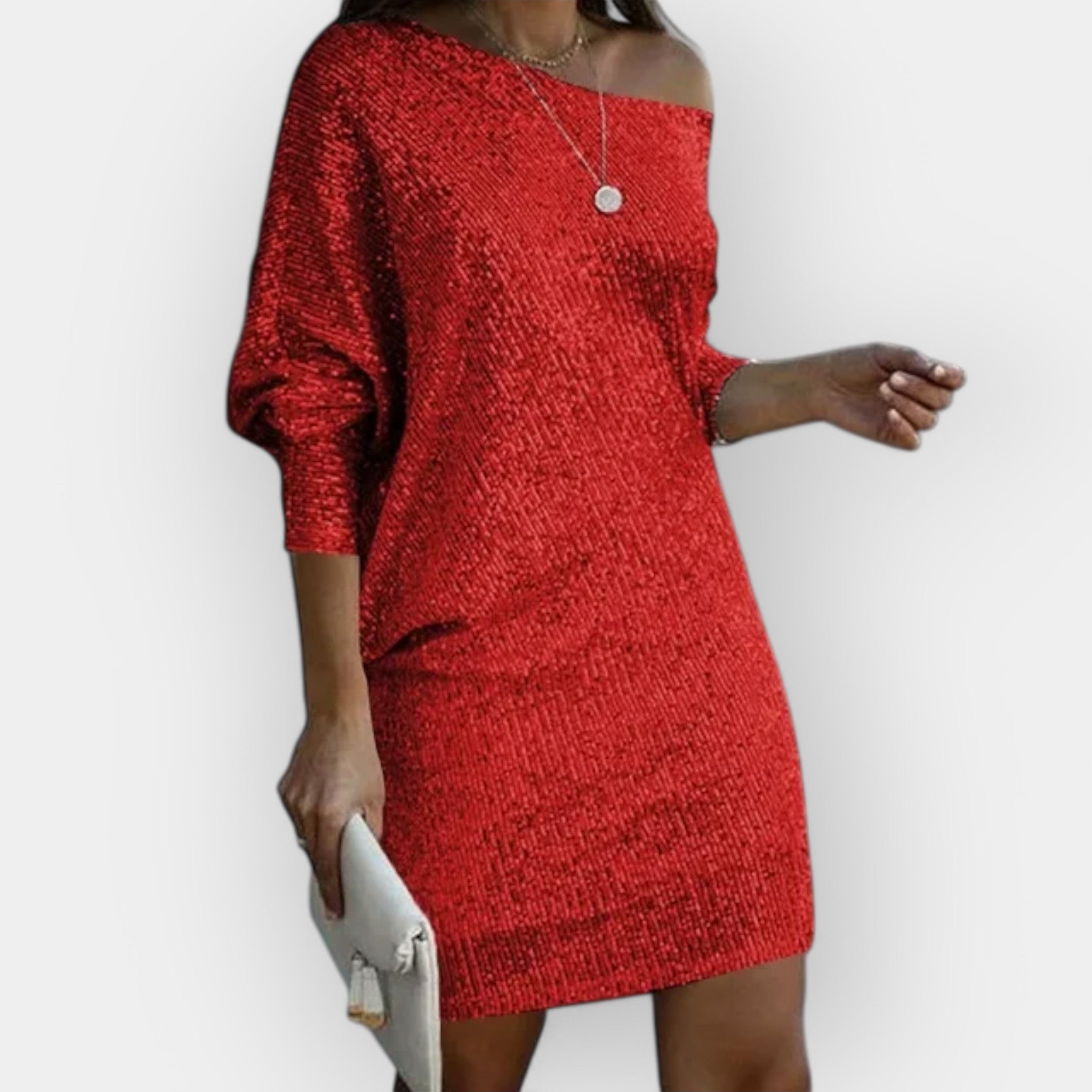 Haljina za večerni izhod s štrasom