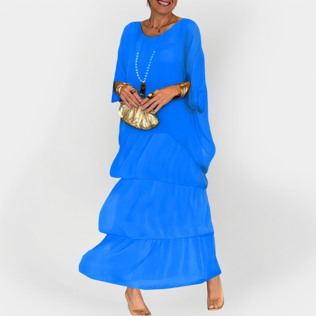 Plise krilo z efektom dvojne plasti