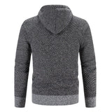 Lucas™ | Strikket Hoodie med Lynlås
