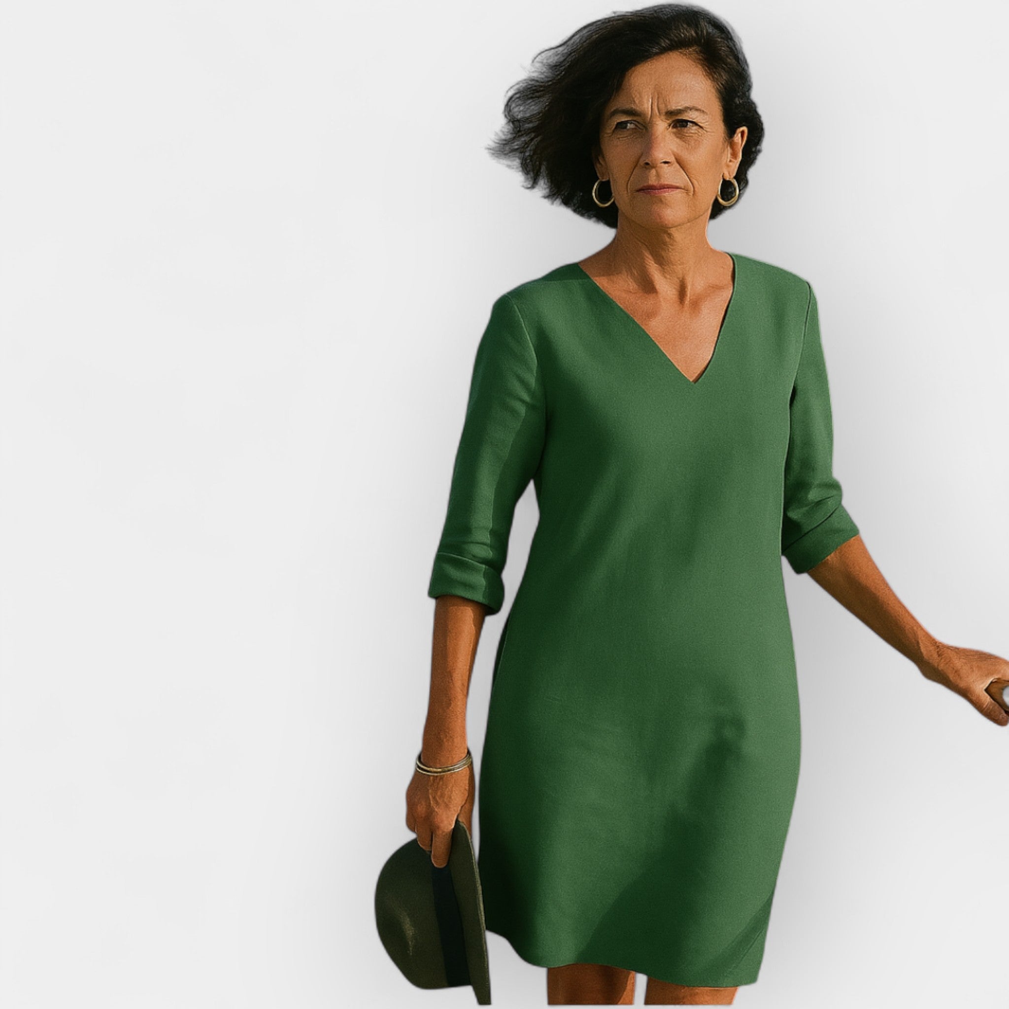 Poletna obleka z lahkim stilom