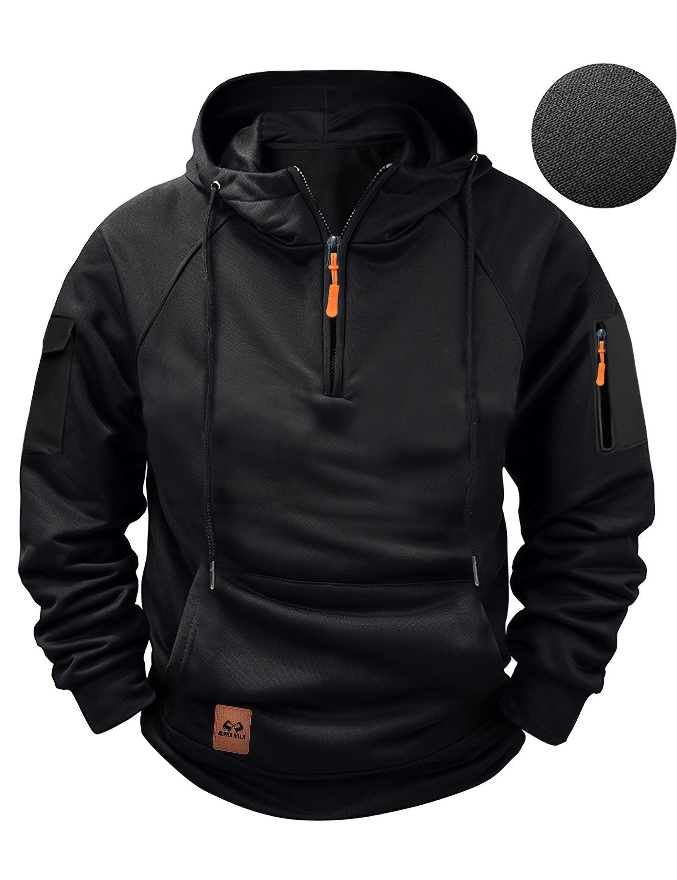 Henrik™ | Essential Hoodie med Halv Lynlås