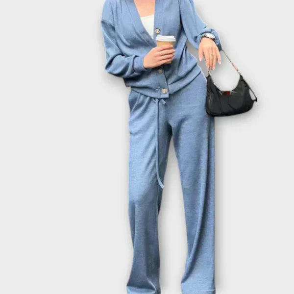 Danutė Komplet za Prosti Čas: Bluza z Dolgimi Rokavi in ​​Hlače