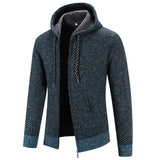Lucas™ | Strikket Hoodie med Lynlås