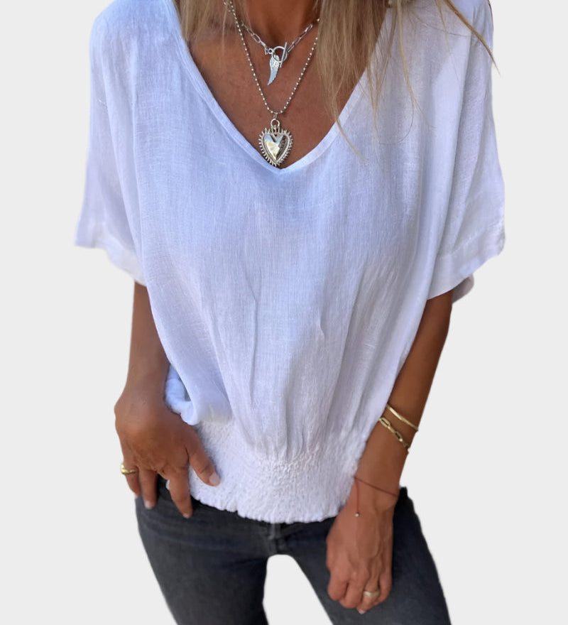 Prostrana poletna bluzka