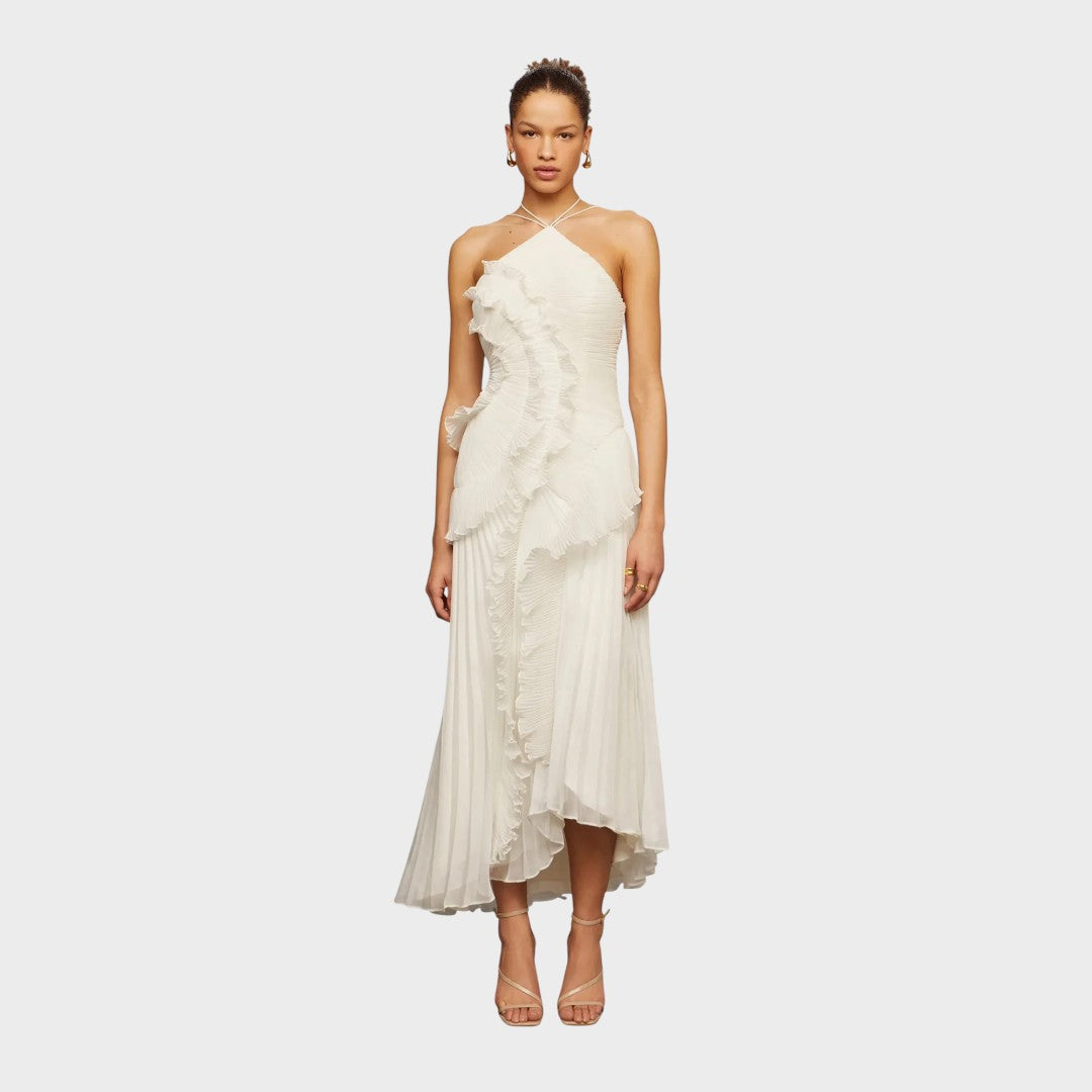 Marina - Nabrana obleka Maki