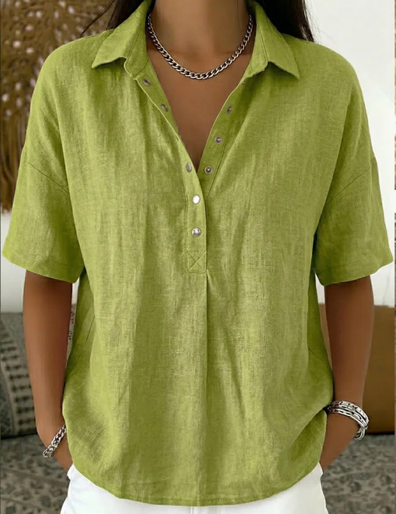 Adriana Stil | Bluza z ovratnikom in gumbki