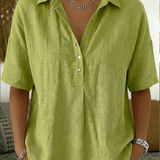 Adriana Stil | Bluza z ovratnikom in gumbki