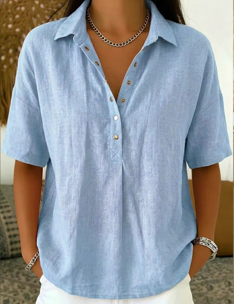 Adriana Stil | Bluza z ovratnikom in gumbki