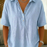 Adriana Stil | Bluza z ovratnikom in gumbki
