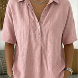 Adriana Stil | Bluza z ovratnikom in gumbki