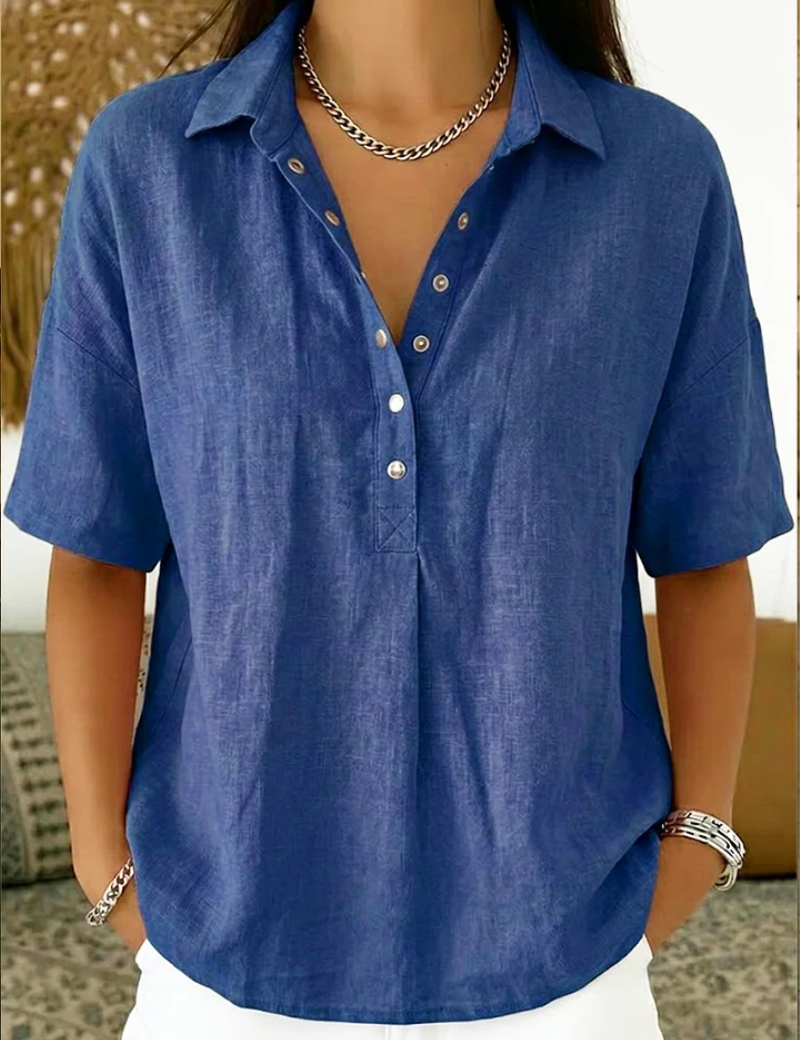 Adriana Stil | Bluza z ovratnikom in gumbki