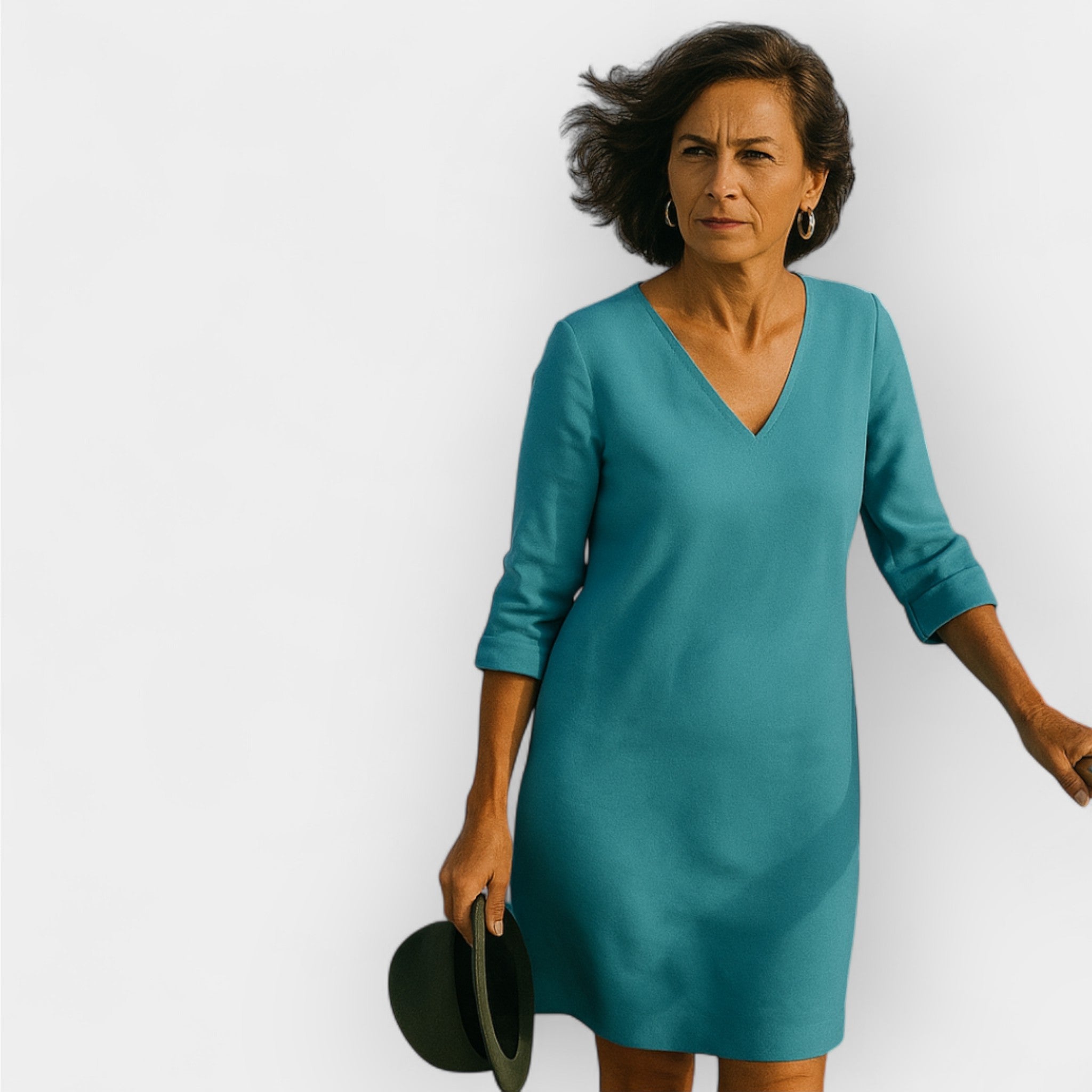 Poletna obleka z lahkim stilom