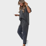 Casual Σετ με Μπλούζα και Παντελόνι Jogger
