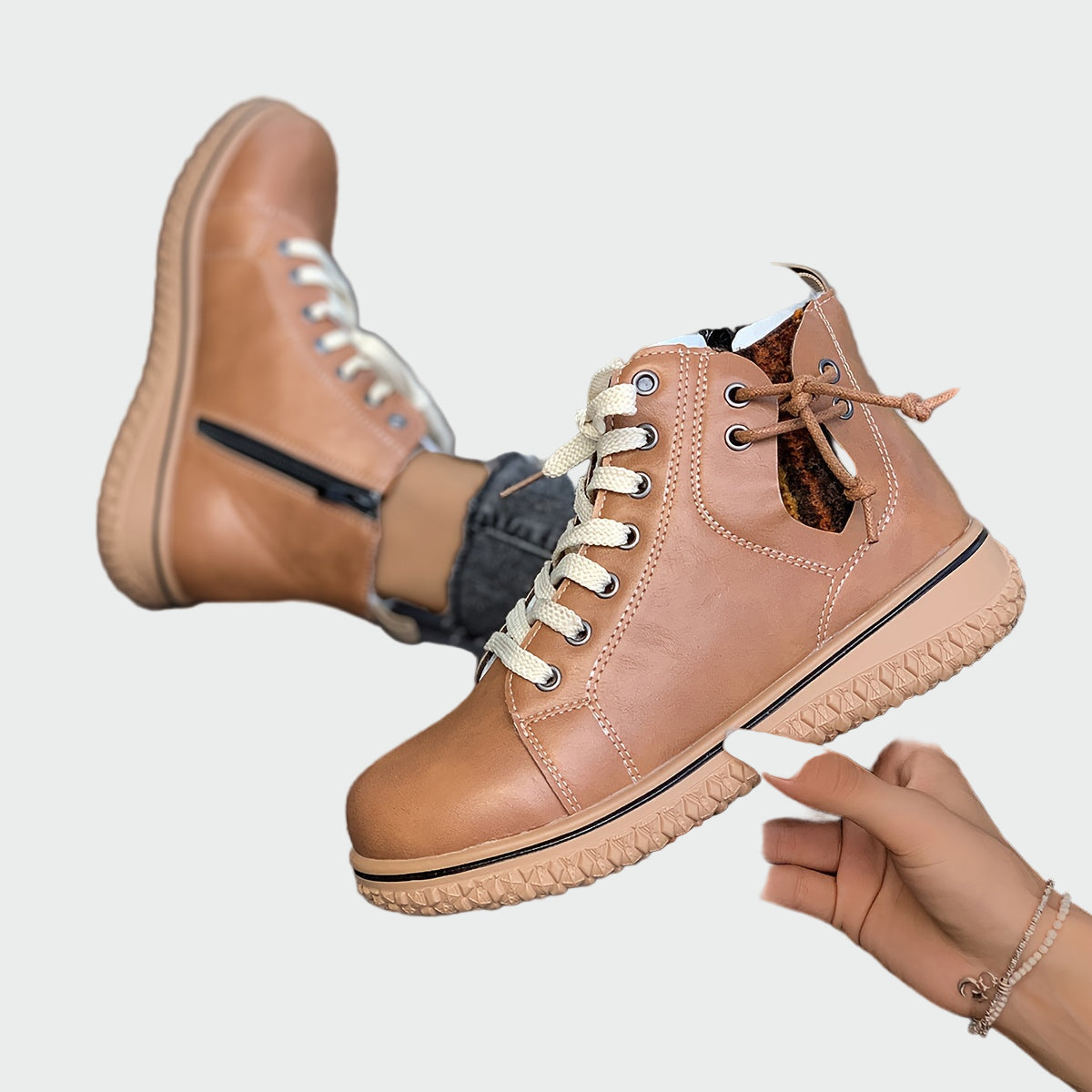 Ortopedske usnjene gleženjske čizme