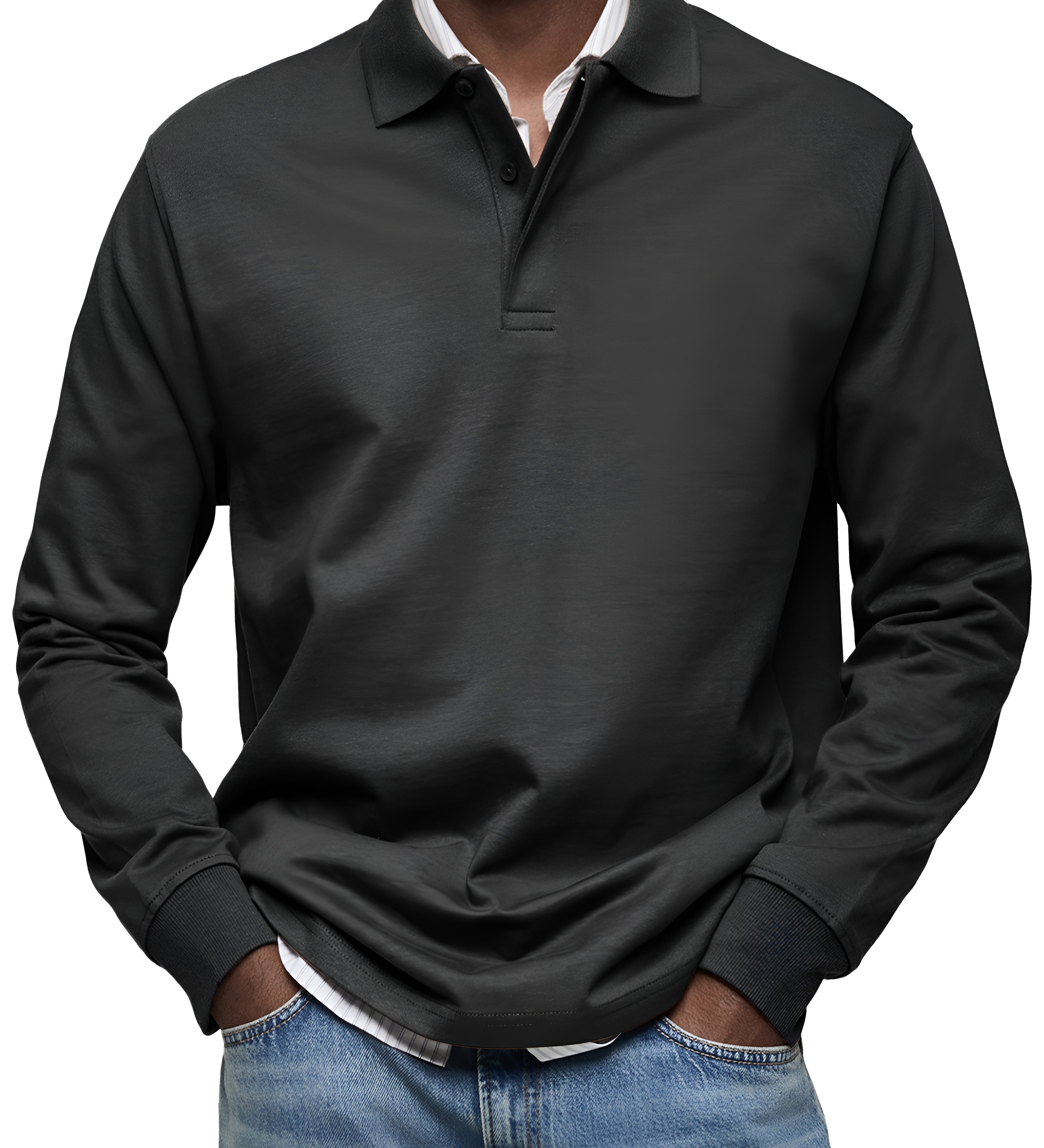Mikkel™ | Luksuriøs Langærmet Polo