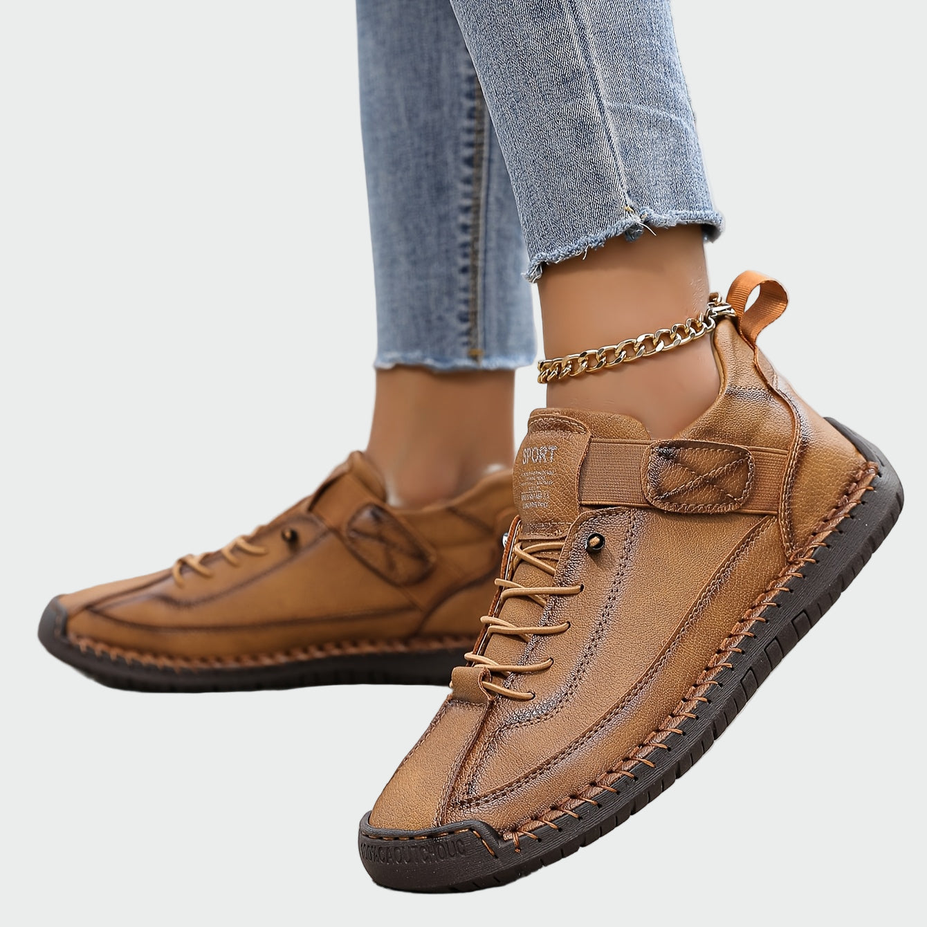 Ortopedske usnjene čizmice