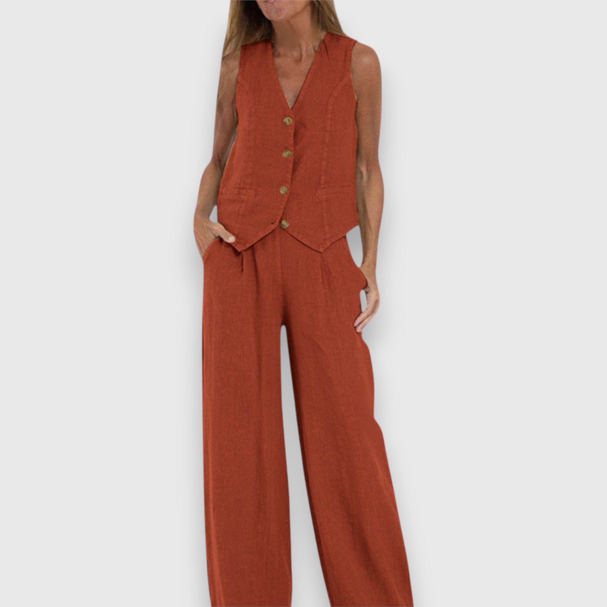 Poletni Dvodelni Set za Lahkotno Uživanje