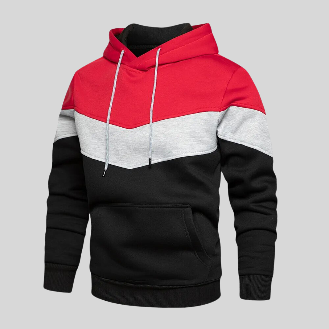 Mikkel | Pulover z vzorcem patchworka