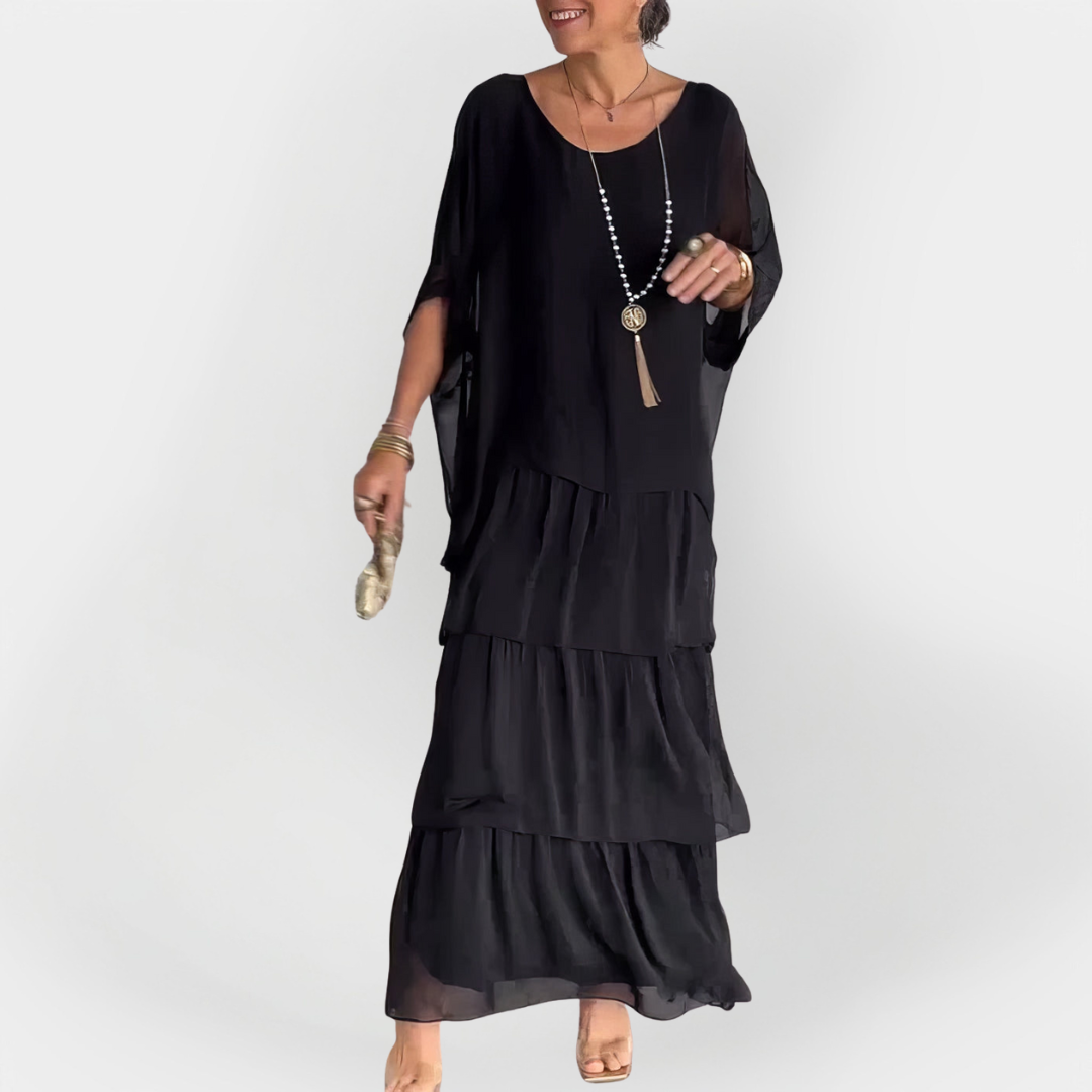 Plise krilo z efektom dvojne plasti