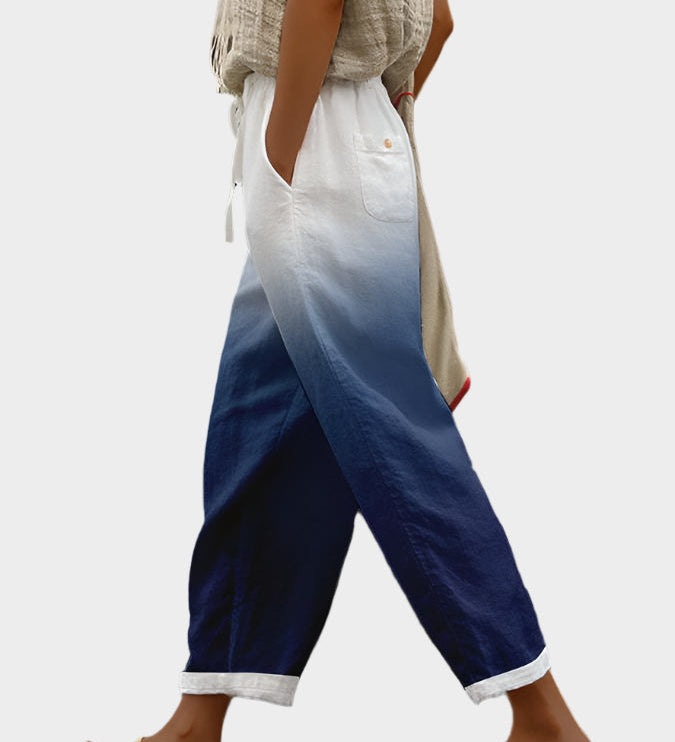 Prosta hlača s vzorcem