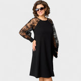 Danijela - Elegantna Obleka s Čipkastim Detaljima