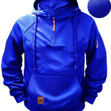 Henrik™ | Essential Hoodie med Halv Lynlås