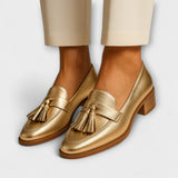 Celeste - Χρυσές Loafers