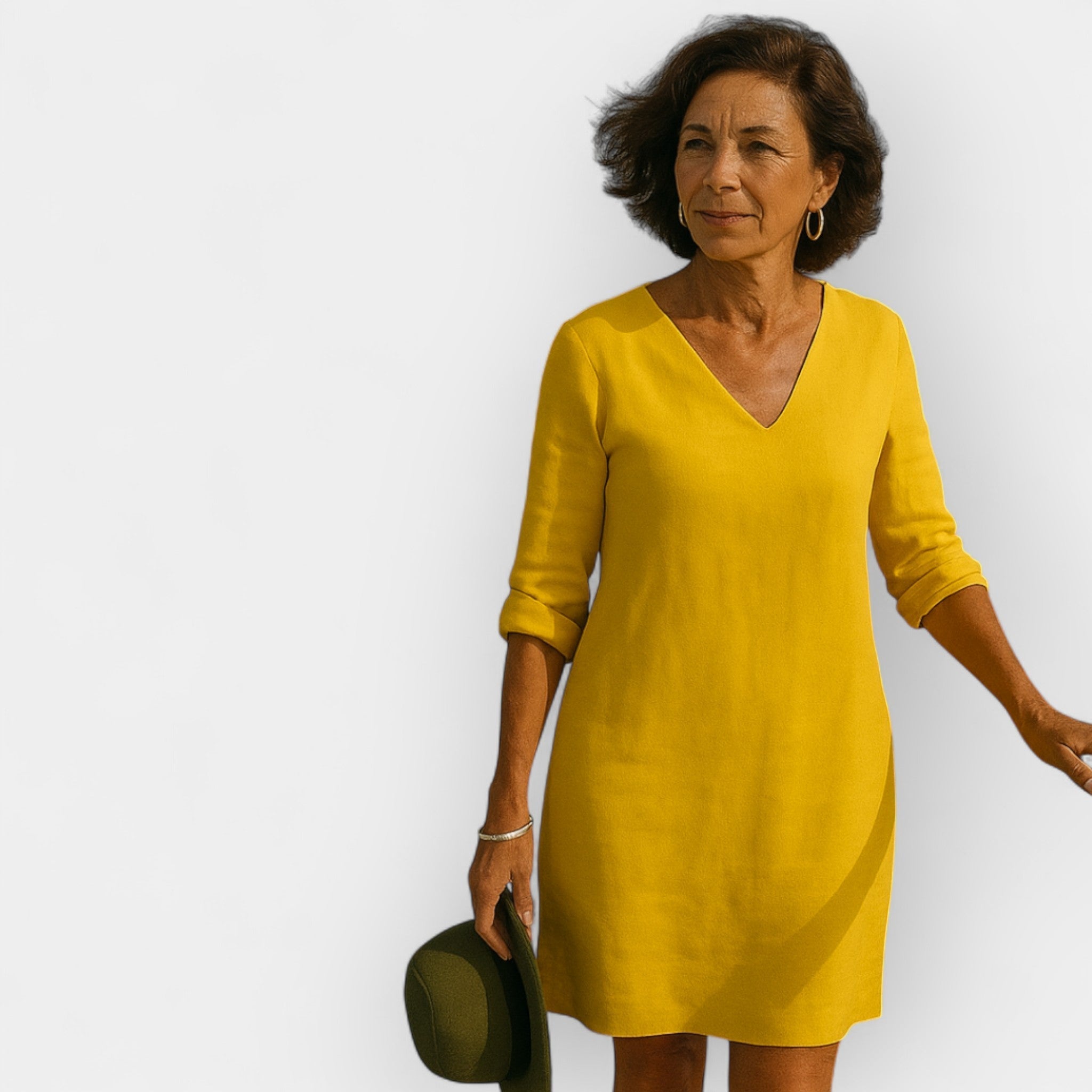 Poletna obleka z lahkim stilom