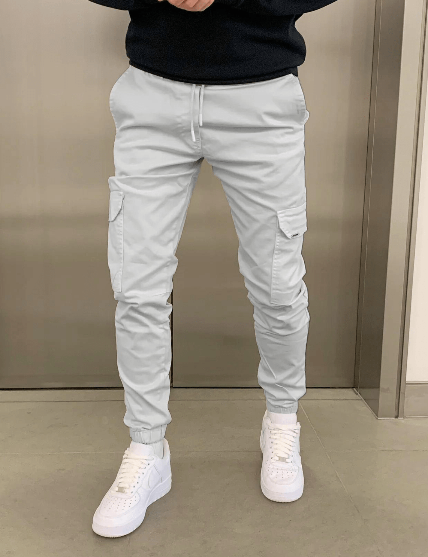 Laurent | Slim Fit Cargo Joggers