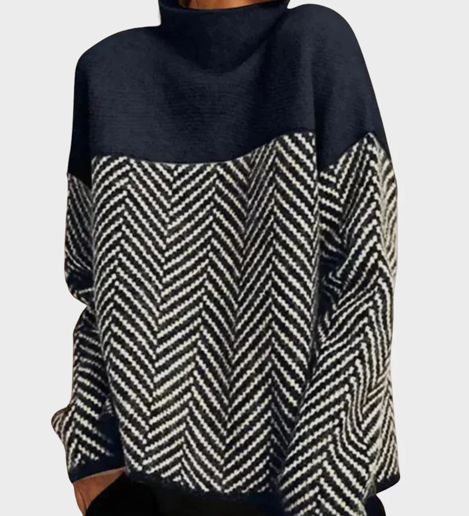 Ida - Pulover z visokim ovratnikom iz bombaža 