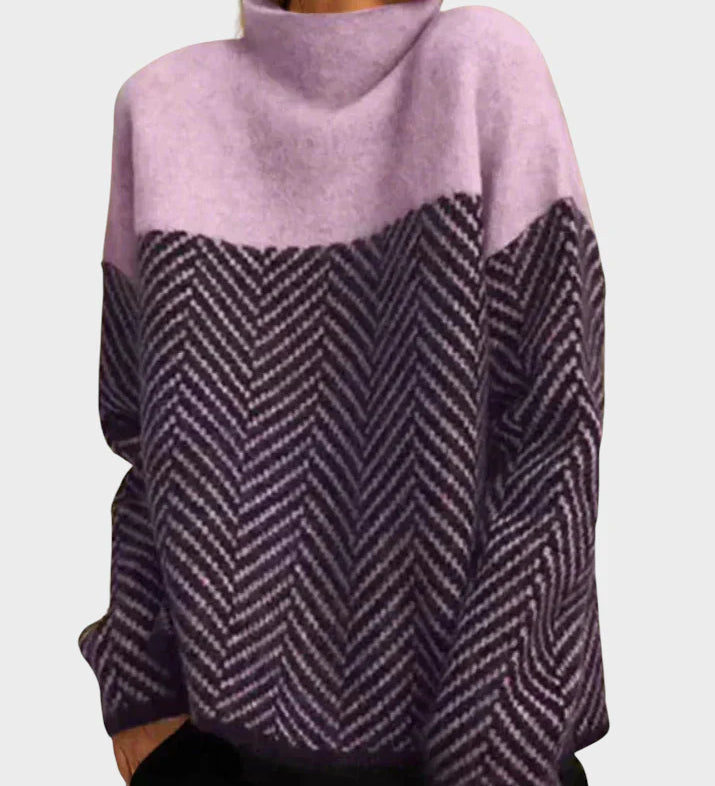 Ida - Pulover z visokim ovratnikom iz bombaža 