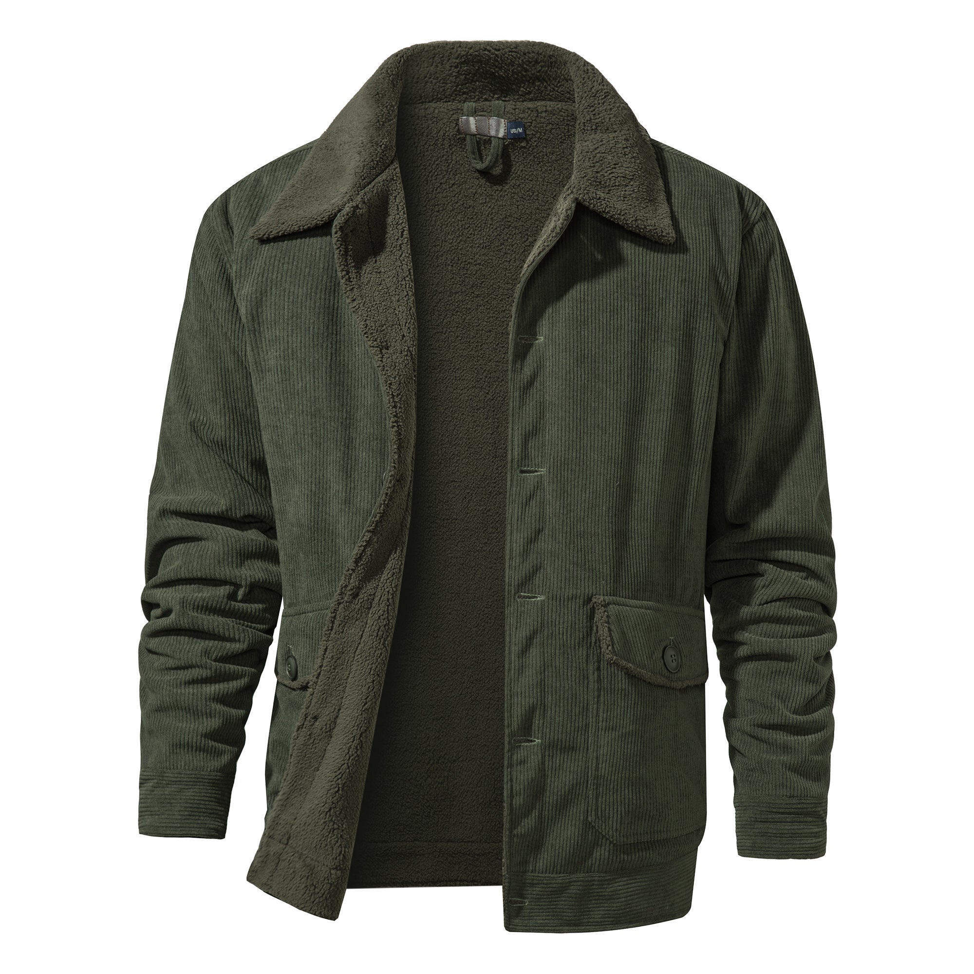 Sven™ | Fløjlsoverskjorte med Sherpafor