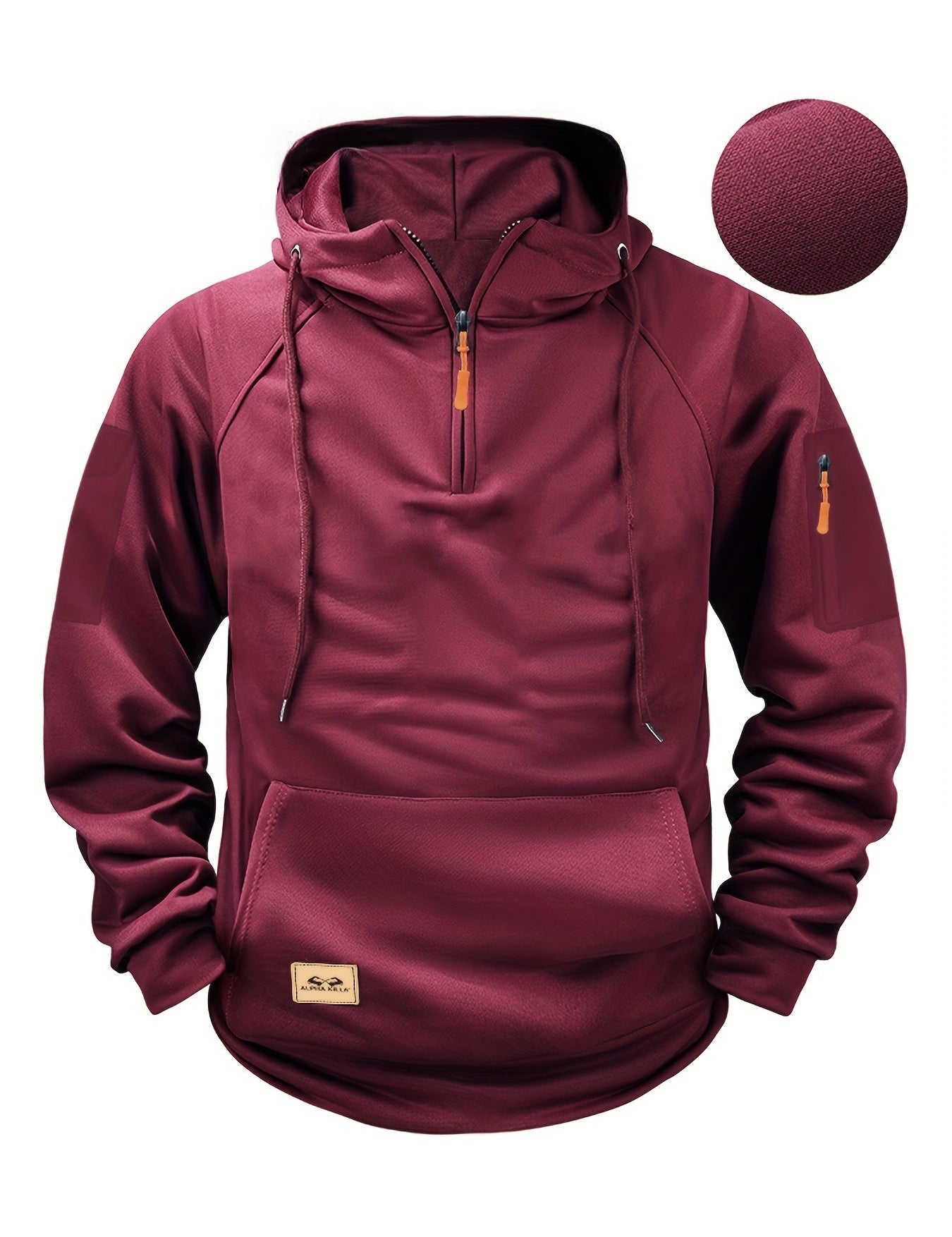 Henrik™ | Essential Hoodie med Halv Lynlås