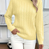 Bernila – Ladies' Cable Knit Jumper