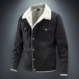 Evan™ | Denimjakke med Fleecefor